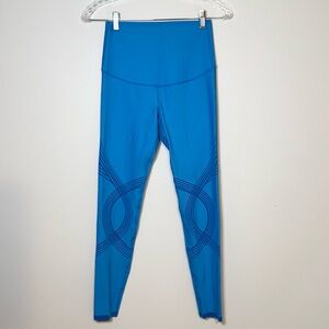 Fanka Body Sculpt Reversible Compression Leggings High-Waist Full Length XS Blue